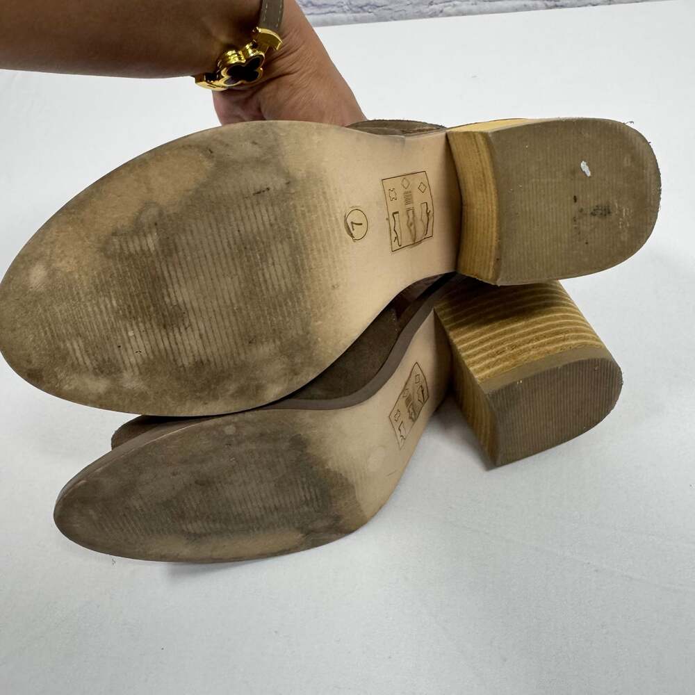 Sole Society Ferris Peep Toe Cutout Bootie Size 7 - Picture 5 of 5